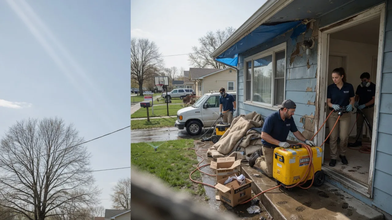 Basement Flood Cleanup in Middletown, MD near me